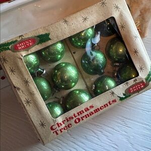 Vintage mini Shiny Brite Ornaments